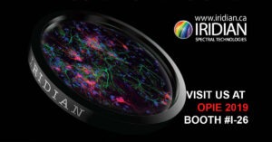 Iridian exhibiting at OPIE 2019 Booth I-26