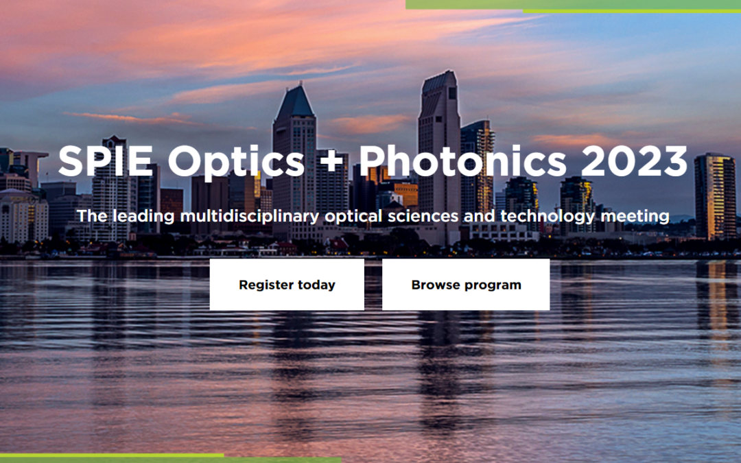 Join Iridian at the SPIE Optics + Photonics Event (August 22-24, 2023)